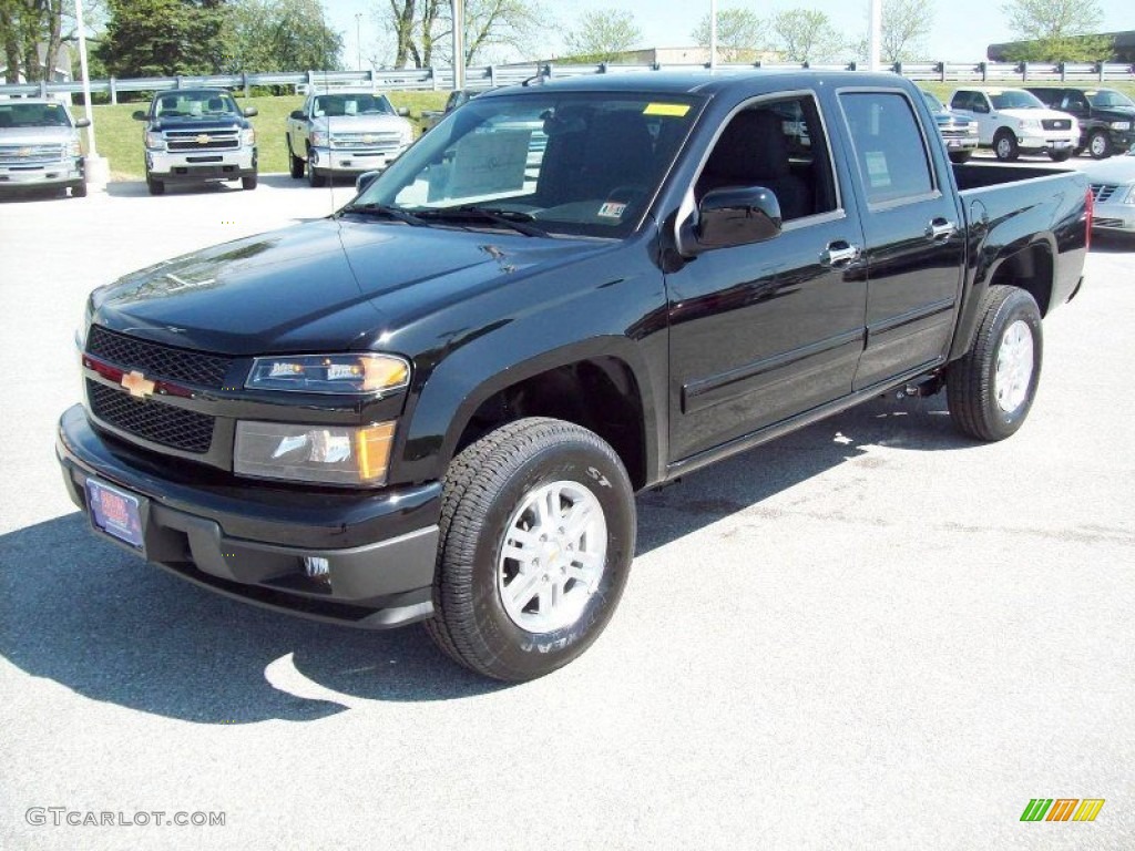 Black 2012 Chevrolet Colorado LT Crew Cab 4x4 Exterior Photo #78909970
