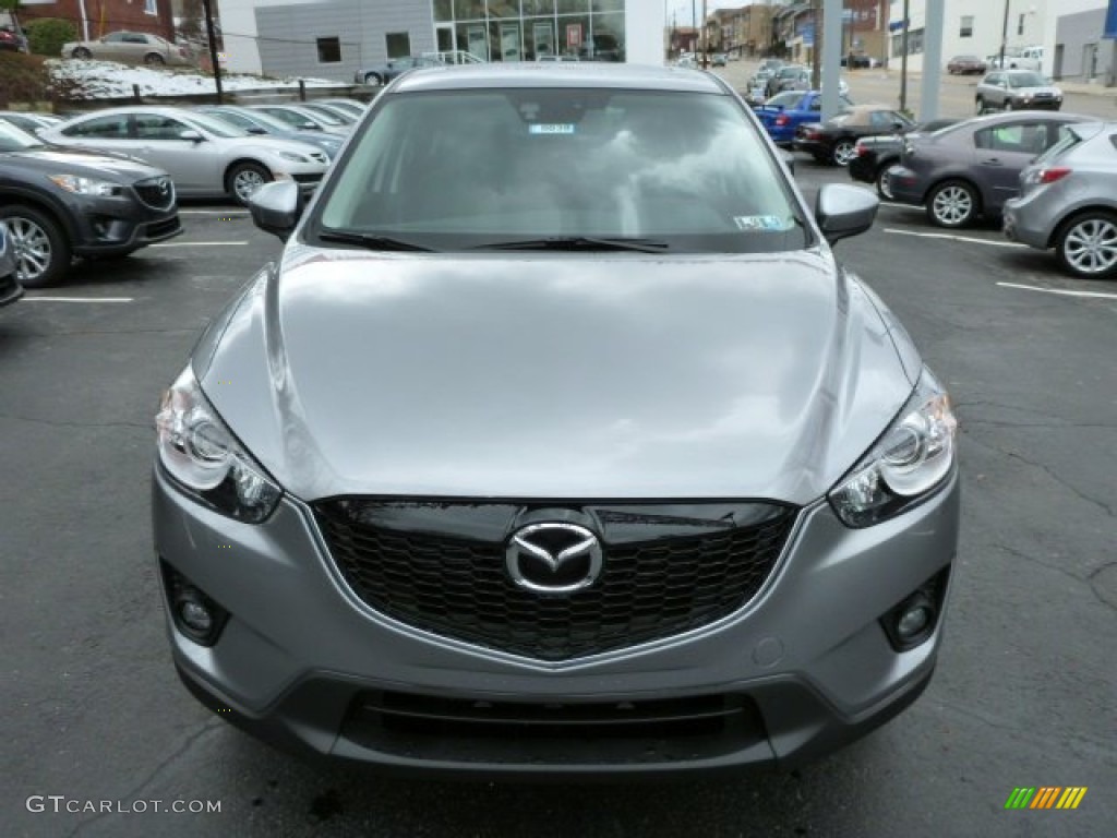 Liquid Silver Metallic 2014 Mazda CX-5 Grand Touring AWD Exterior Photo #78910197