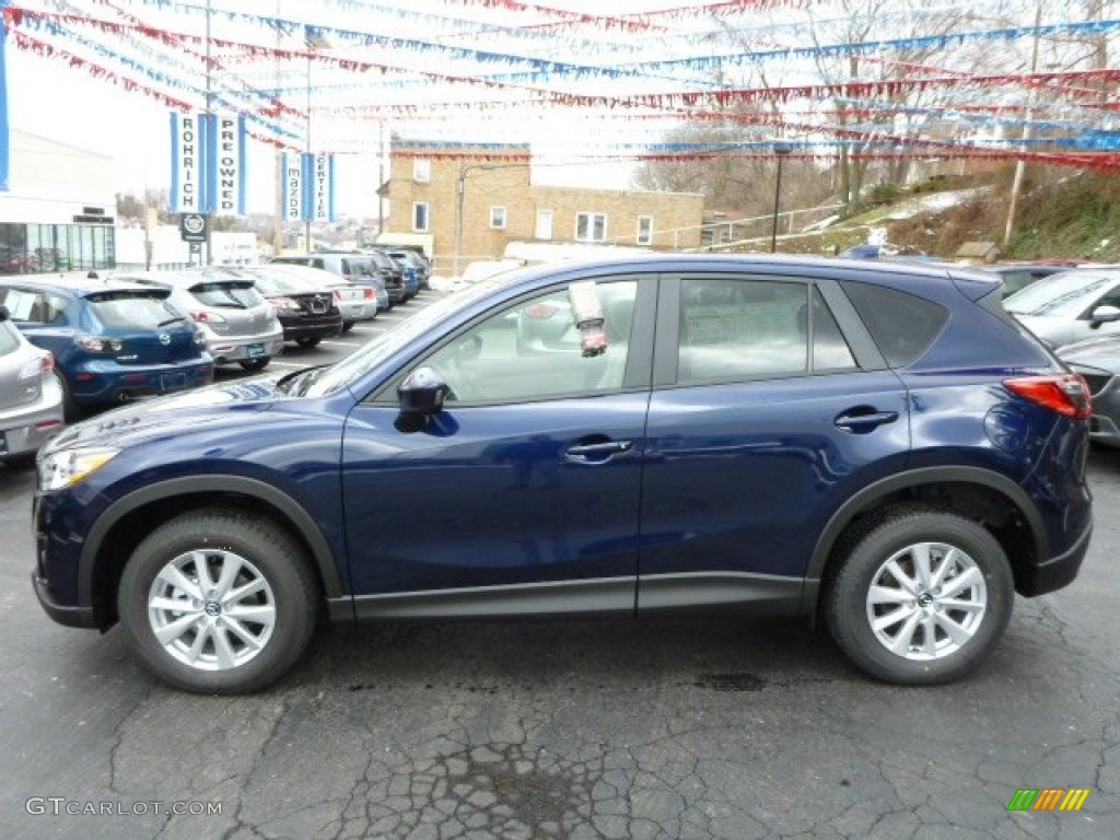 Stormy Blue Mica 2014 Mazda CX-5 Touring AWD Exterior Photo #78910488