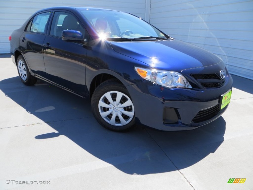 2013 Corolla L - Nautical Blue Metallic / Ash photo #1