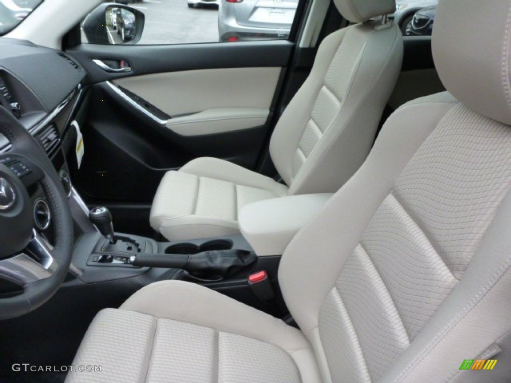 Sand Interior 2014 Mazda CX-5 Touring AWD Photo #78910636