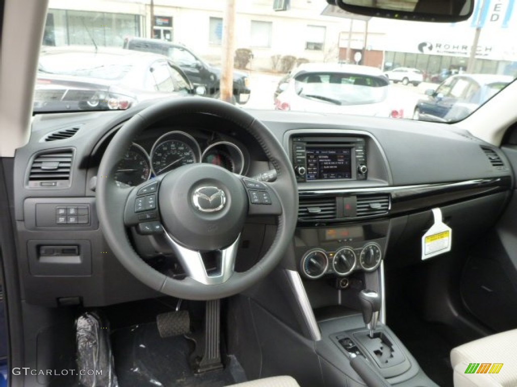 2014 Mazda CX-5 Touring AWD Sand Dashboard Photo #78910676