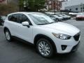 Crystal White Pearl Mica 2014 Mazda CX-5 Grand Touring AWD Exterior