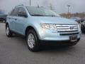 2008 Light Ice Blue Metallic Ford Edge SE  photo #9