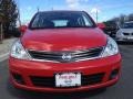 2011 Red Alert Nissan Versa 1.8 S Hatchback  photo #2