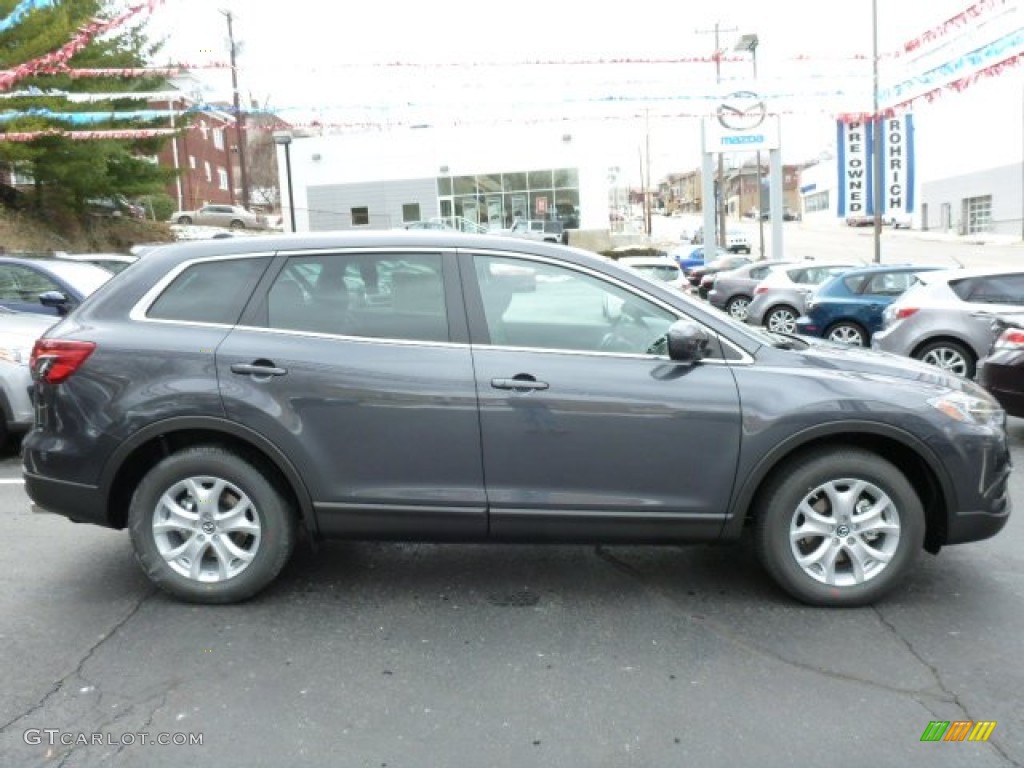 2013 CX-9 Touring AWD - Meteor Gray Mica / Black photo #6