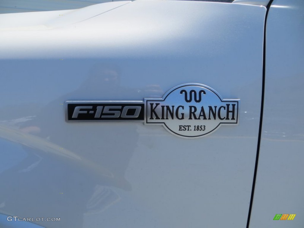 2013 F150 King Ranch SuperCrew 4x4 - White Platinum Metallic Tri-Coat / King Ranch Chaparral Leather photo #15