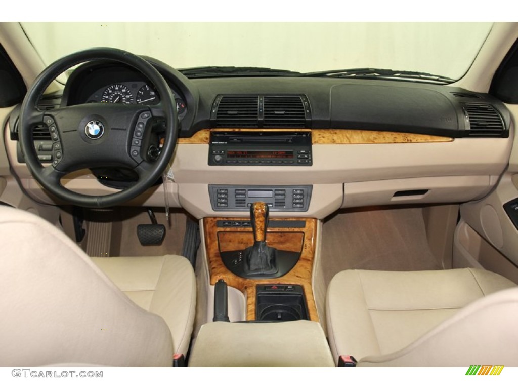 2003 X5 3.0i - Topaz Blue Metallic / Beige photo #4
