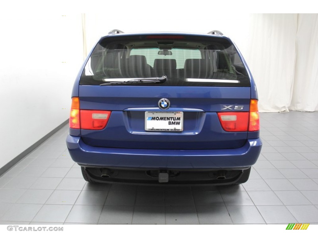 2003 X5 3.0i - Topaz Blue Metallic / Beige photo #12