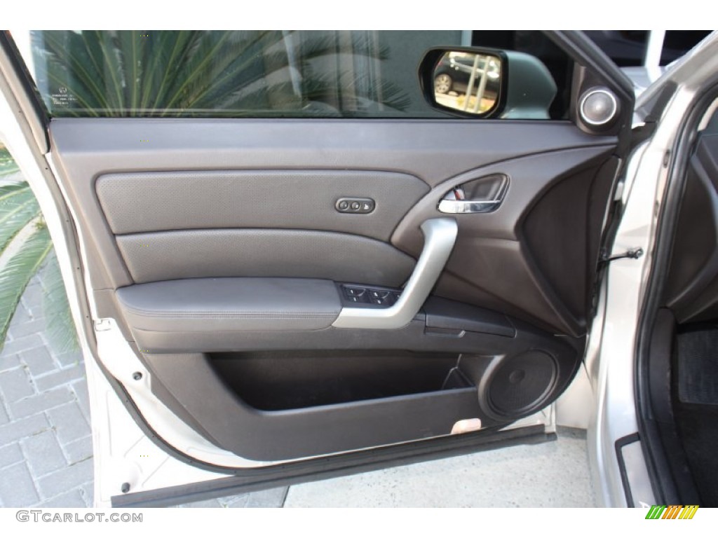 2012 Acura RDX Standard RDX Model Ebony Door Panel Photo #78913256