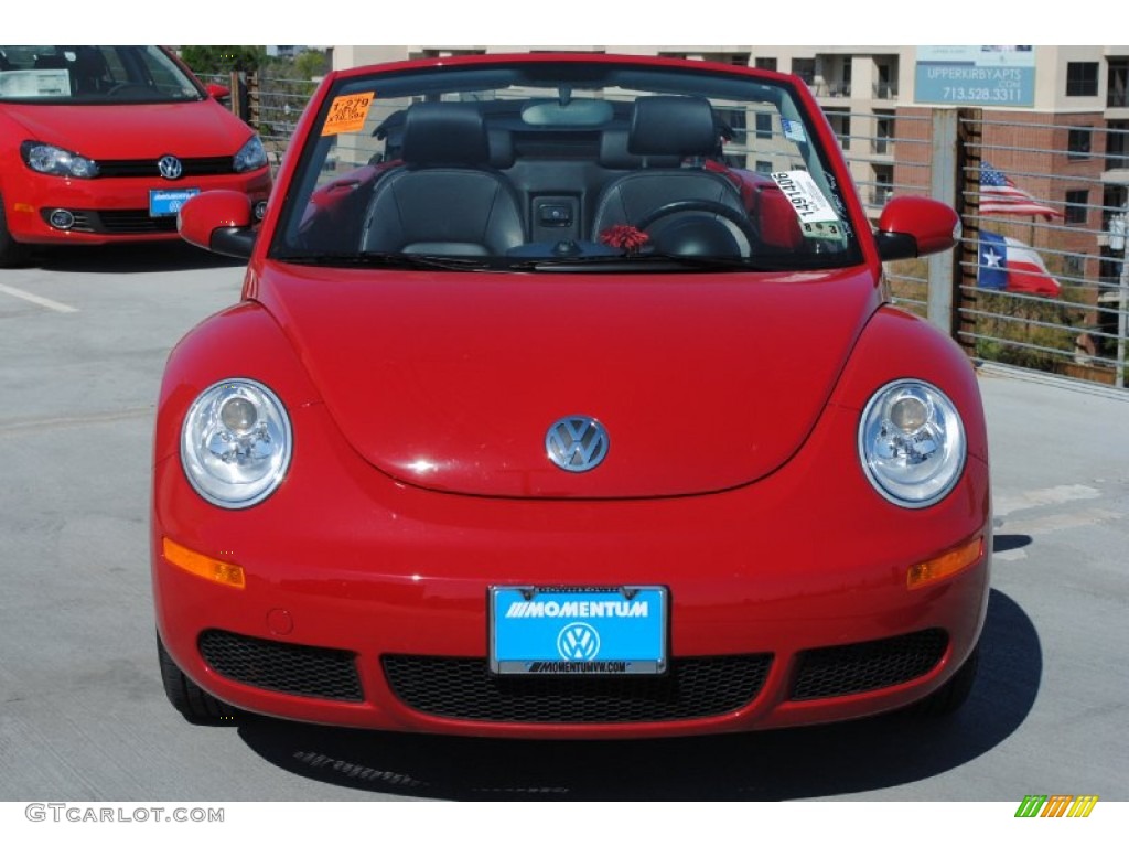 2010 New Beetle 2.5 Convertible - Salsa Red / Black photo #2