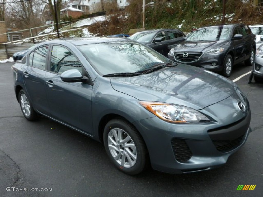 Dolphin Gray Mica 2013 Mazda MAZDA3 i Touring 4 Door Exterior Photo #78913368
