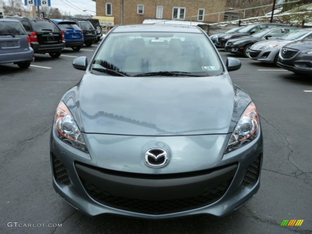 Dolphin Gray Mica 2013 Mazda MAZDA3 i Touring 4 Door Exterior Photo #78913387