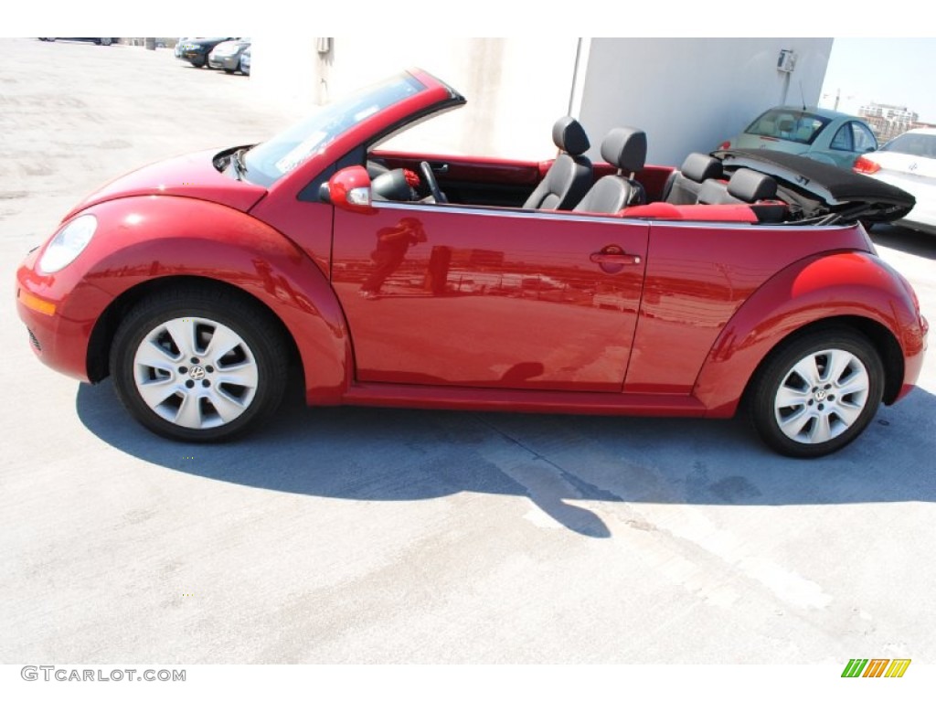 2010 New Beetle 2.5 Convertible - Salsa Red / Black photo #5