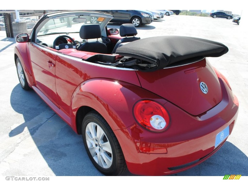 2010 New Beetle 2.5 Convertible - Salsa Red / Black photo #7