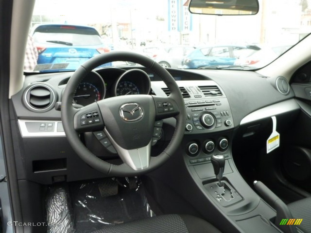 2013 Mazda MAZDA3 i Touring 4 Door Black Dashboard Photo #78913479
