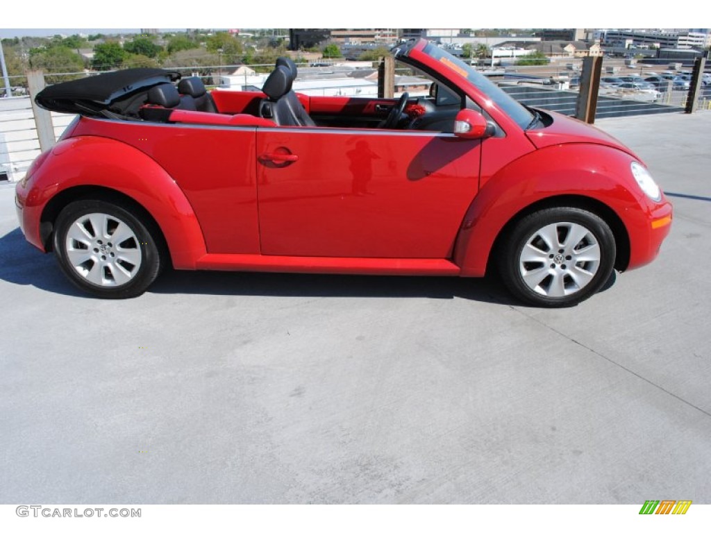 2010 New Beetle 2.5 Convertible - Salsa Red / Black photo #11