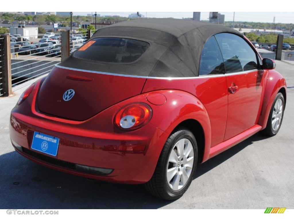 2010 New Beetle 2.5 Convertible - Salsa Red / Black photo #14