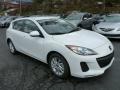 2013 Crystal White Pearl Mica Mazda MAZDA3 i Touring 5 Door  photo #7