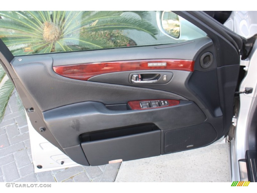 2007 Lexus LS 460 Black Door Panel Photo #78913967