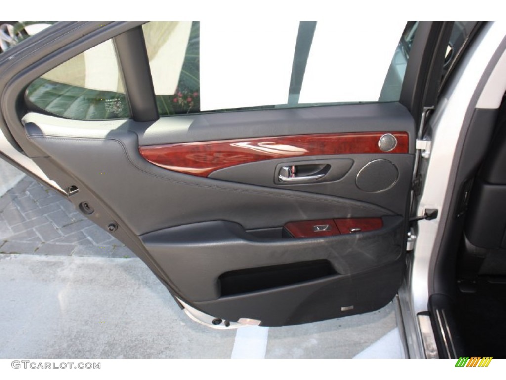2007 Lexus LS 460 Black Door Panel Photo #78914010