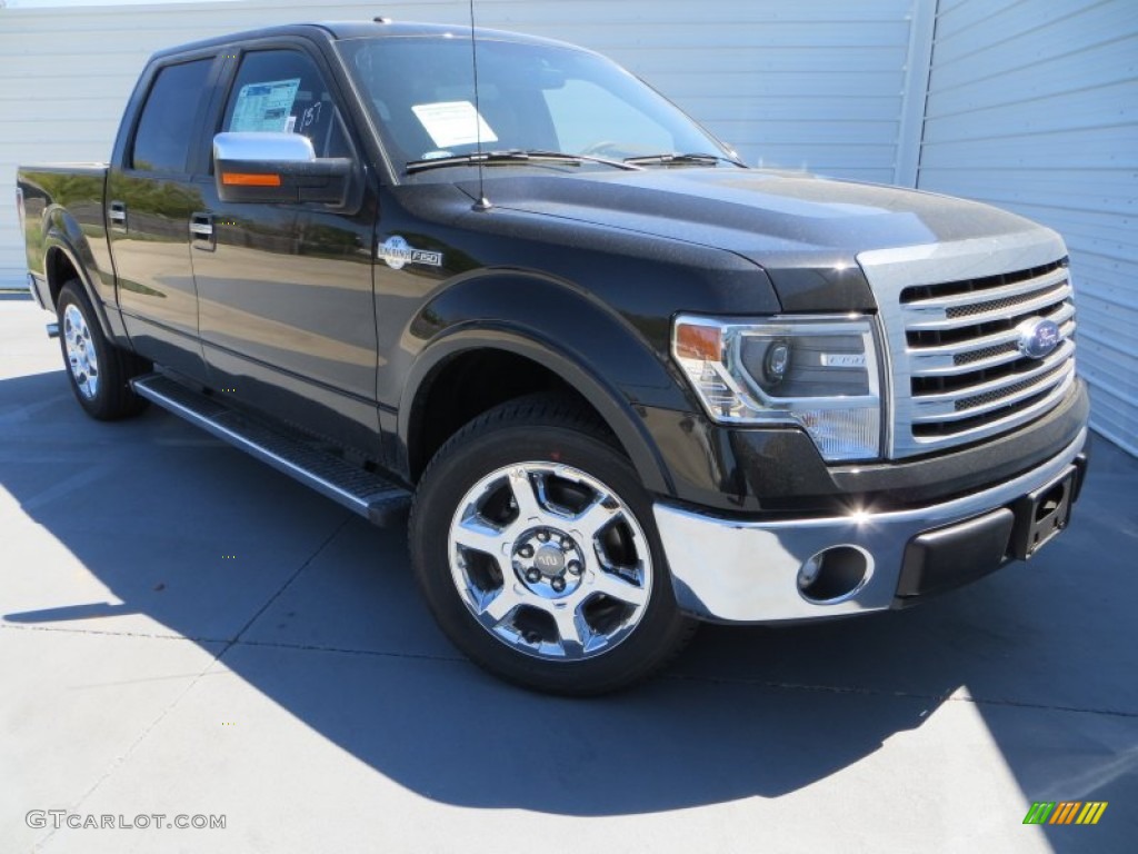 Tuxedo Black Metallic 2013 Ford F150 King Ranch SuperCrew Exterior Photo #78914640