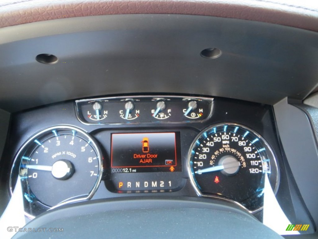 2013 Ford F150 King Ranch SuperCrew Gauges Photo #78915314