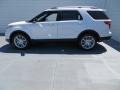 2013 White Platinum Tri-Coat Ford Explorer XLT  photo #9