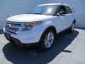 2013 White Platinum Tri-Coat Ford Explorer XLT  photo #10