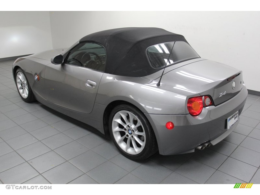 2004 Z4 2.5i Roadster - Sterling Gray Metallic / Black photo #5