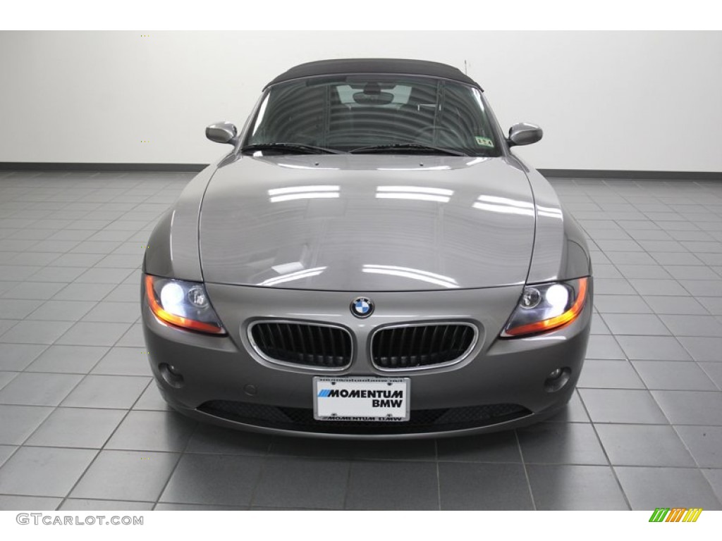 2004 Z4 2.5i Roadster - Sterling Gray Metallic / Black photo #6