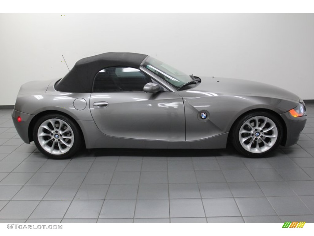 2004 Z4 2.5i Roadster - Sterling Gray Metallic / Black photo #8