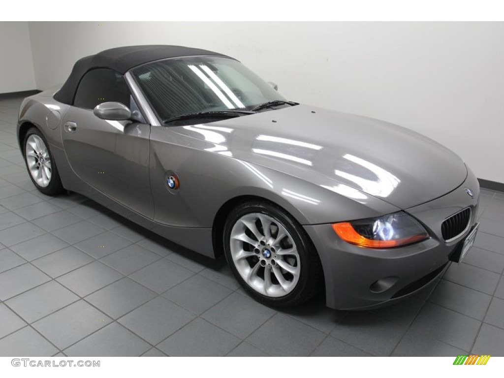 2004 Z4 2.5i Roadster - Sterling Gray Metallic / Black photo #9