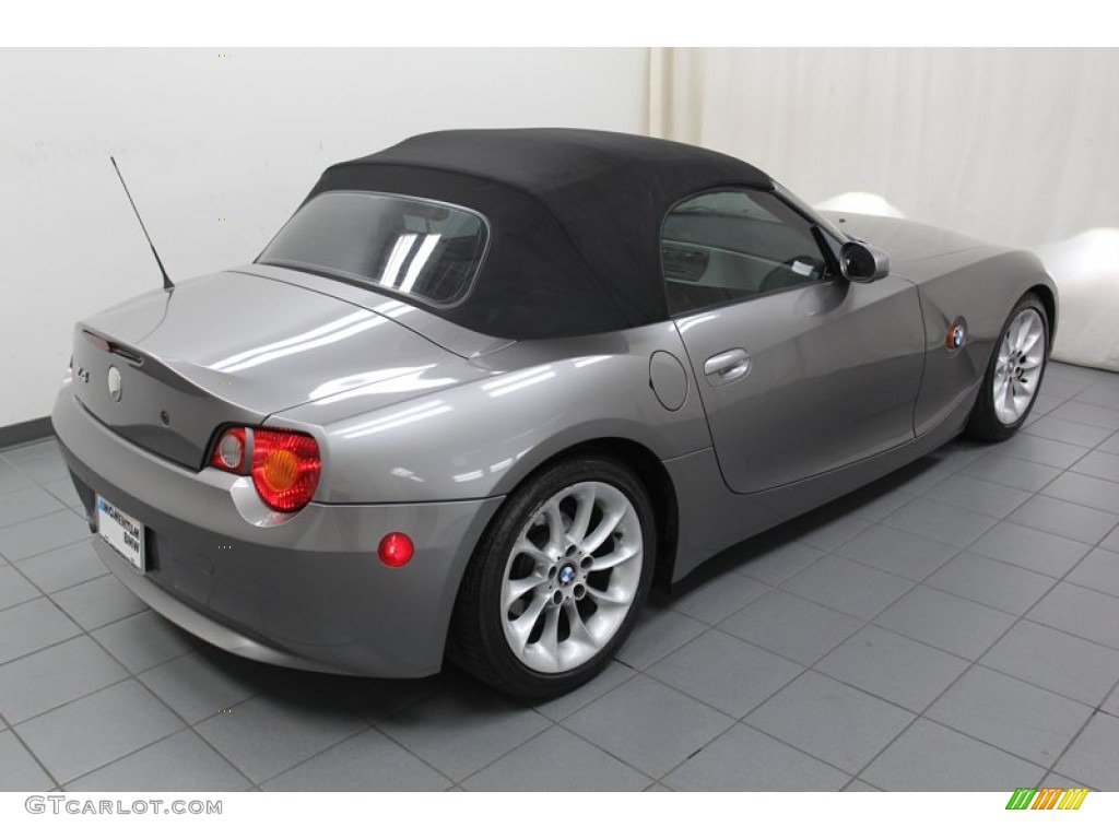 2004 Z4 2.5i Roadster - Sterling Gray Metallic / Black photo #11