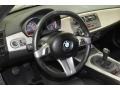 Black 2004 BMW Z4 2.5i Roadster Steering Wheel