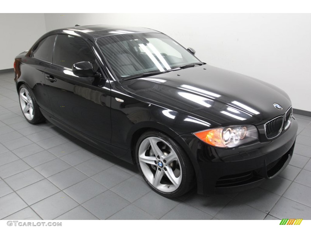 Jet Black 2011 BMW 1 Series 135i Coupe Exterior Photo #78918663