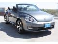 2013 Platinum Gray Metallic Volkswagen Beetle Turbo Convertible  photo #1