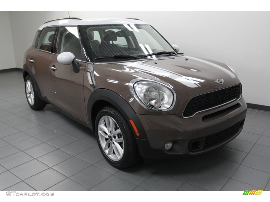 2011 Cooper S Countryman - Light Coffee / Carbon Black photo #1