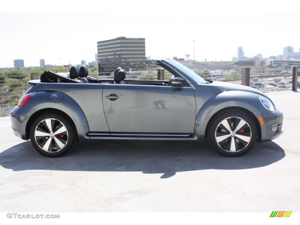 Platinum Gray Metallic 2013 Volkswagen Beetle Turbo Convertible Exterior Photo #78919329