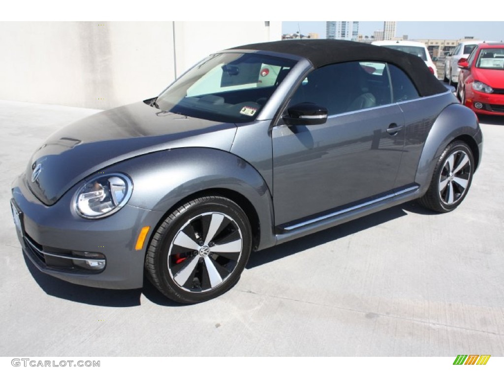 Platinum Gray Metallic 2013 Volkswagen Beetle Turbo Convertible Exterior Photo #78919362