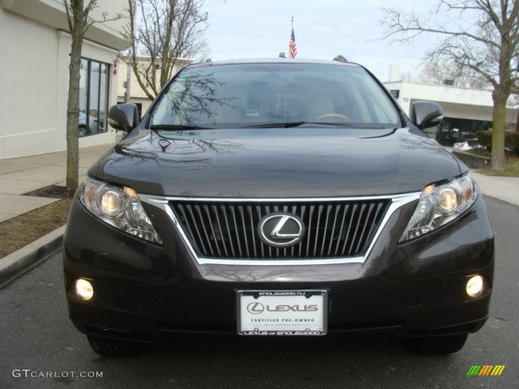 2010 RX 350 AWD - Truffle Brown Mica / Parchment/Brown Walnut photo #2