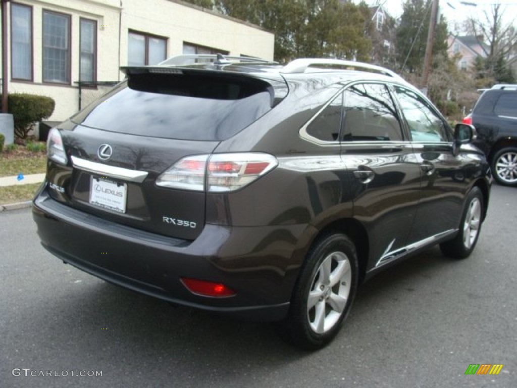 2010 RX 350 AWD - Truffle Brown Mica / Parchment/Brown Walnut photo #4