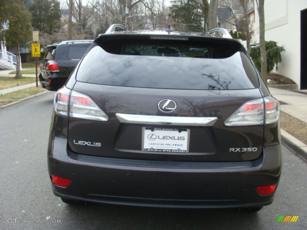 2010 RX 350 AWD - Truffle Brown Mica / Parchment/Brown Walnut photo #5