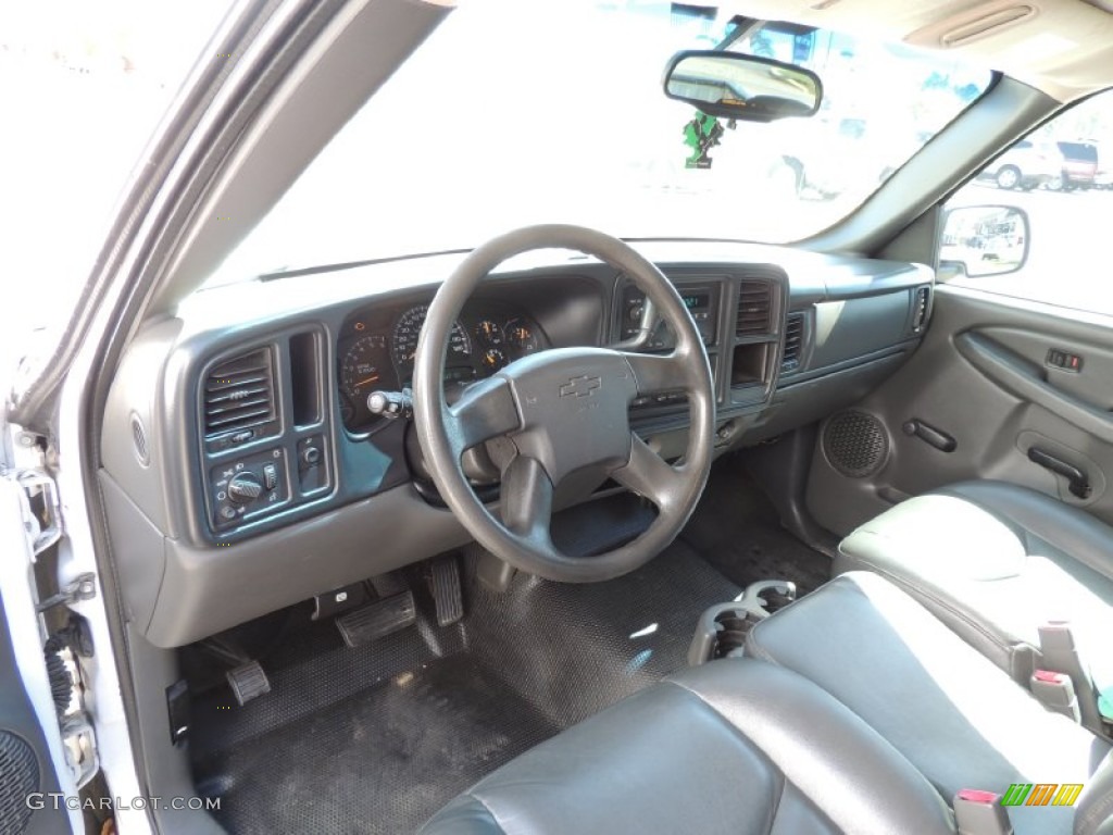 Dark Charcoal Interior 2005 Chevrolet Silverado 1500 Extended Cab Photo #78920919