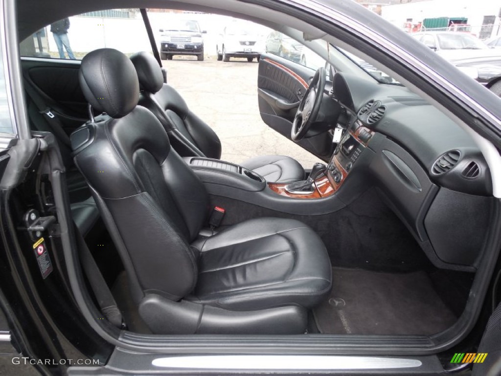 Black Interior 2006 Mercedes-Benz CLK 350 Coupe Photo #78922232