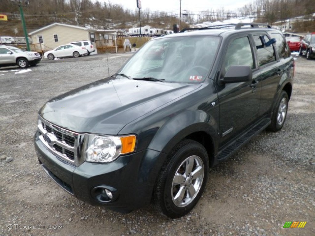 Black Pearl Slate Metallic 2008 Ford Escape XLT V6 4WD Exterior Photo #78924867