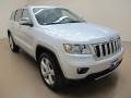2011 Bright Silver Metallic Jeep Grand Cherokee Overland 4x4  photo #1
