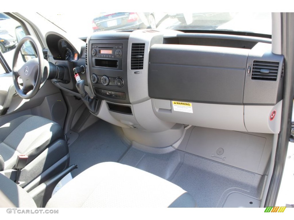 2013 Mercedes-Benz Sprinter 2500 Crew Van Lima Black Fabric Dashboard Photo #78925794