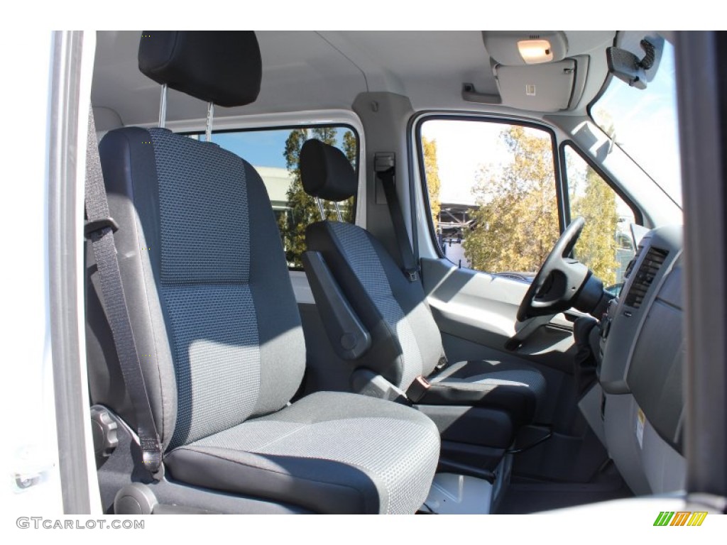 Lima Black Fabric Interior 2013 Mercedes-Benz Sprinter 2500 Crew Van Photo #78925812