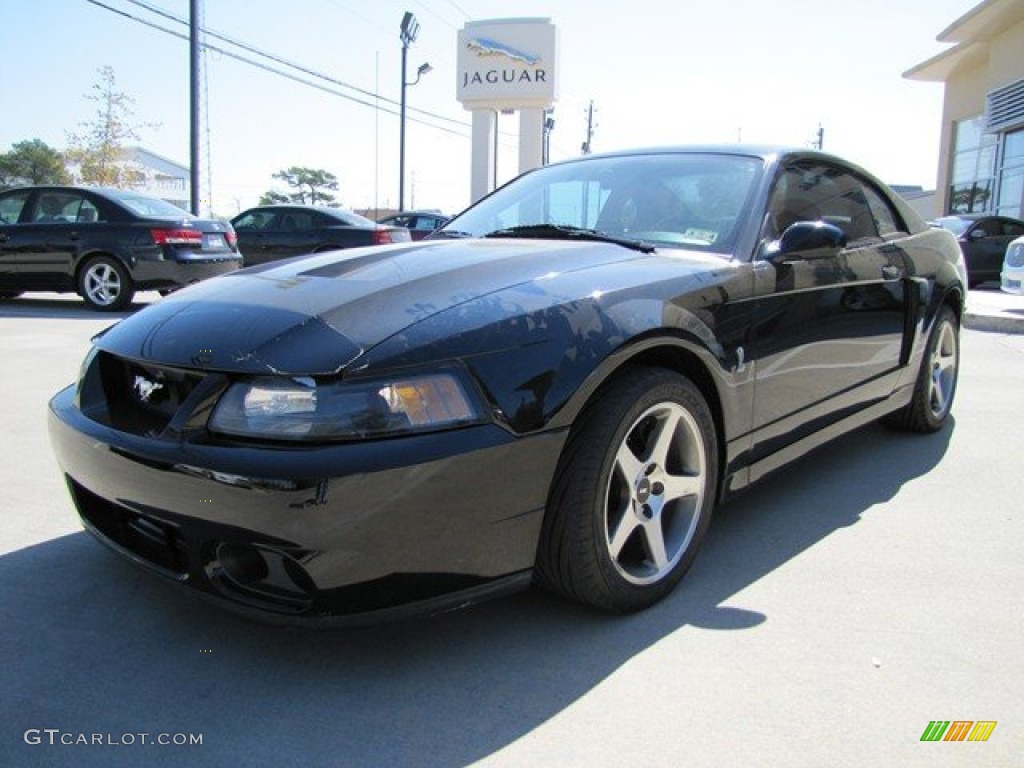 2003 Mustang Cobra Coupe - Black / Dark Charcoal/Medium Parchment photo #5